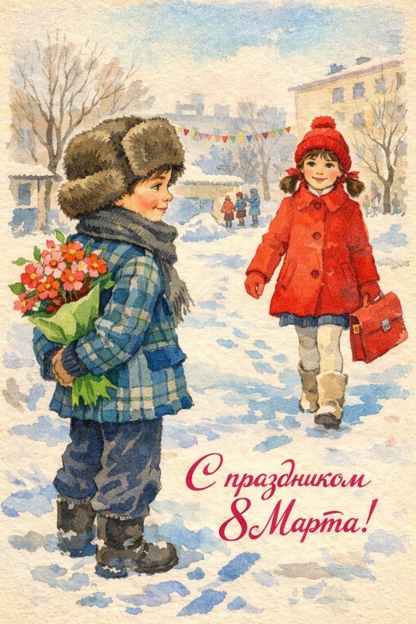 Поздравление с 8 Марта